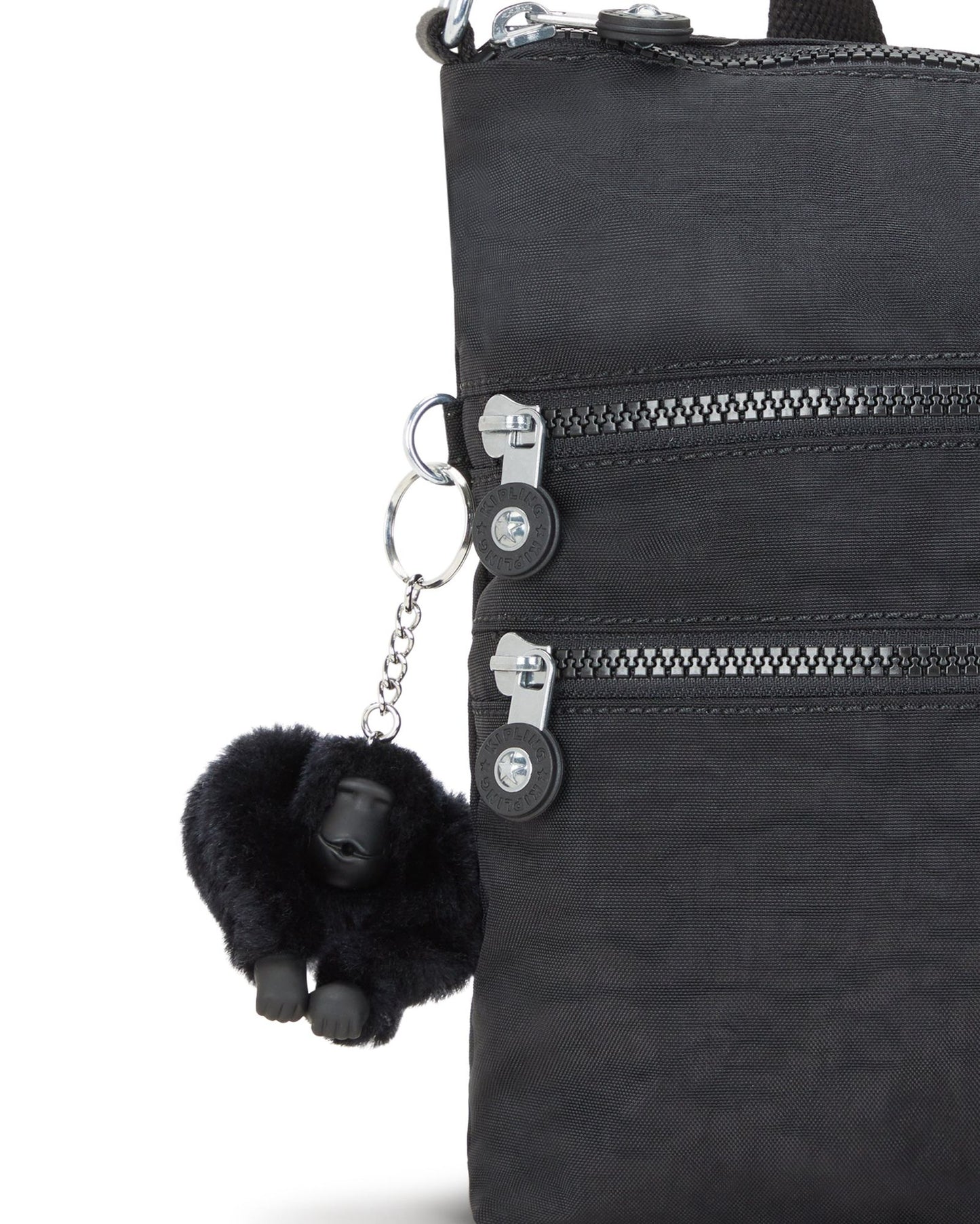 KIPLING Alvar Black Noir Medium crossbody 13335-P39