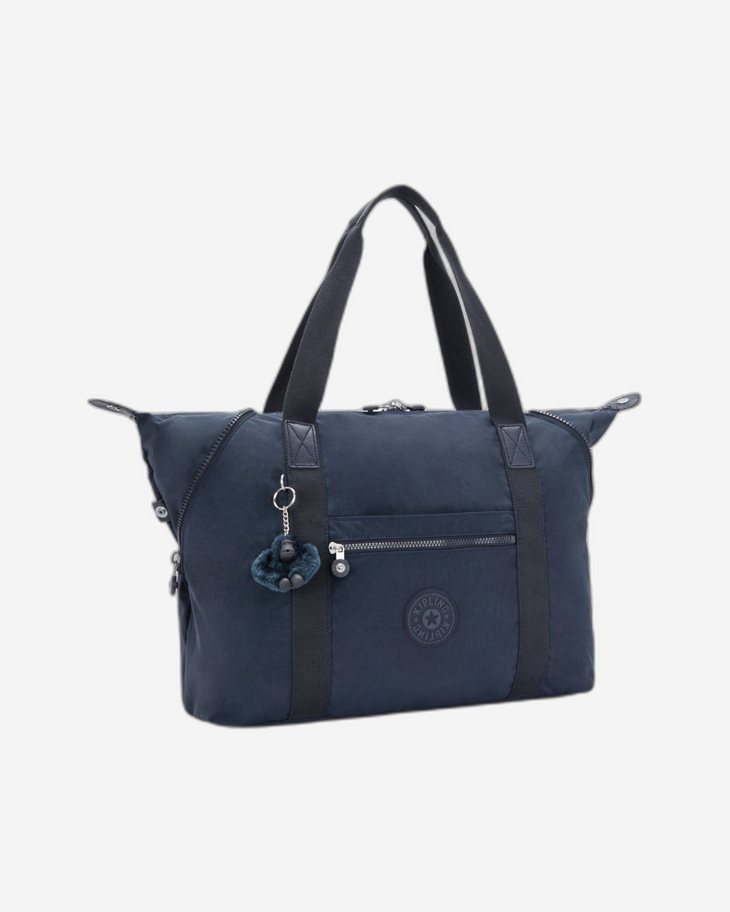 KIPLING Art M Blue Bleu 2 Large tote 13405-96V