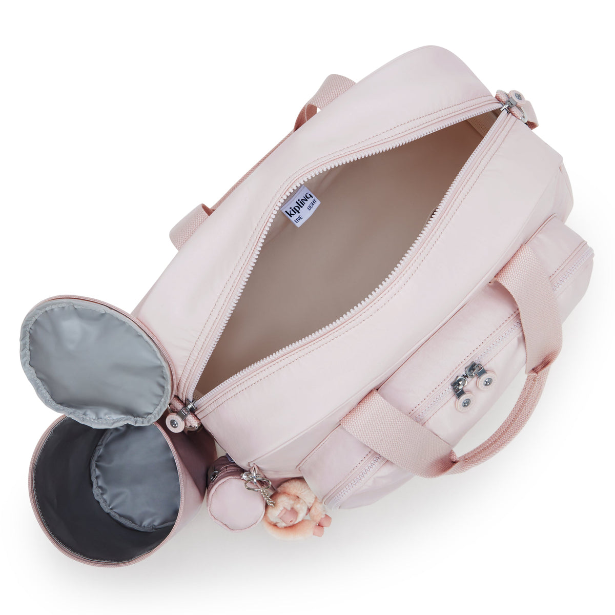 Kipling Camama Pink Shine Large Baby Bag 13556-3DZ