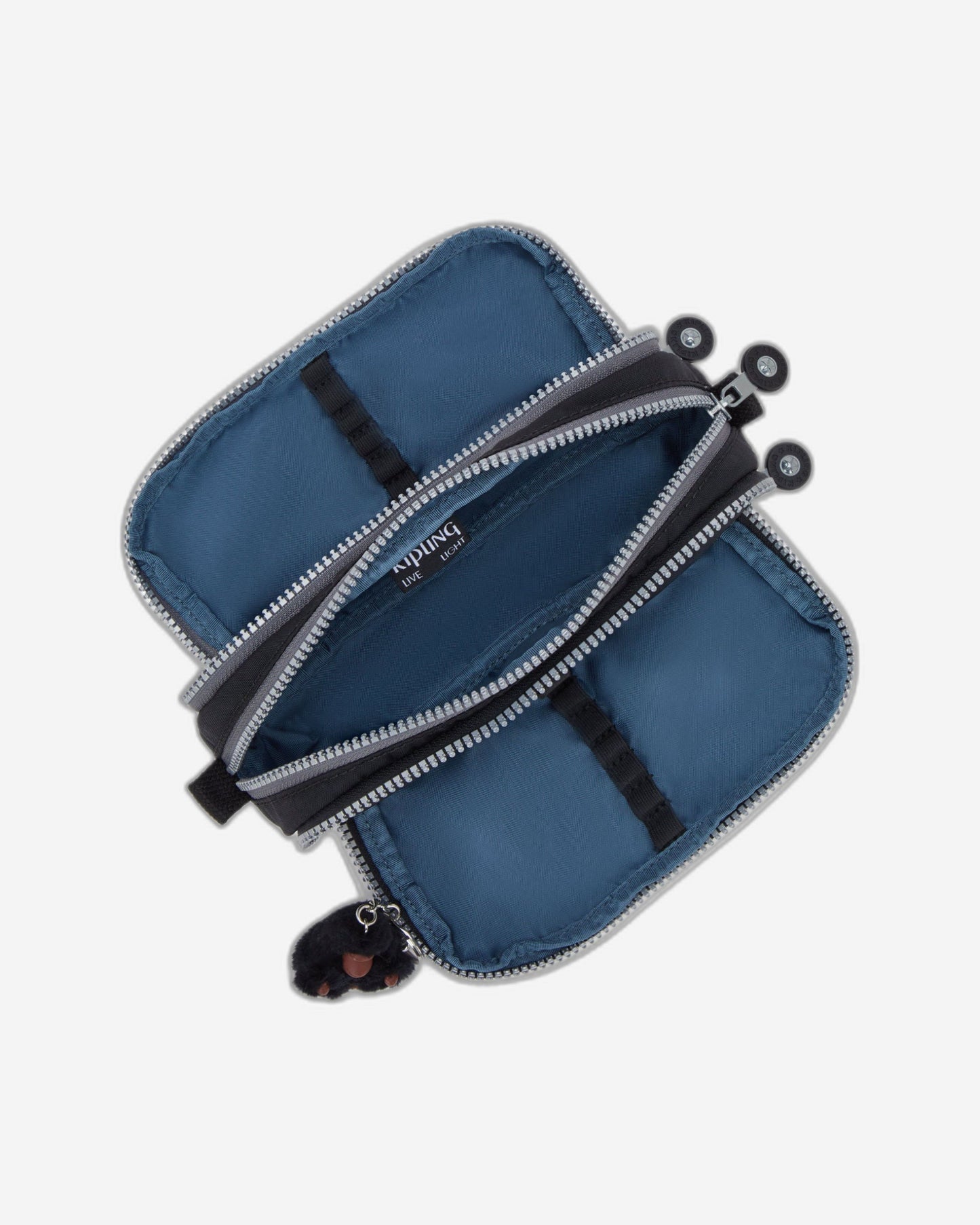 KIPLING Gitroy Space Black Bl Large pencase 13564-2GX