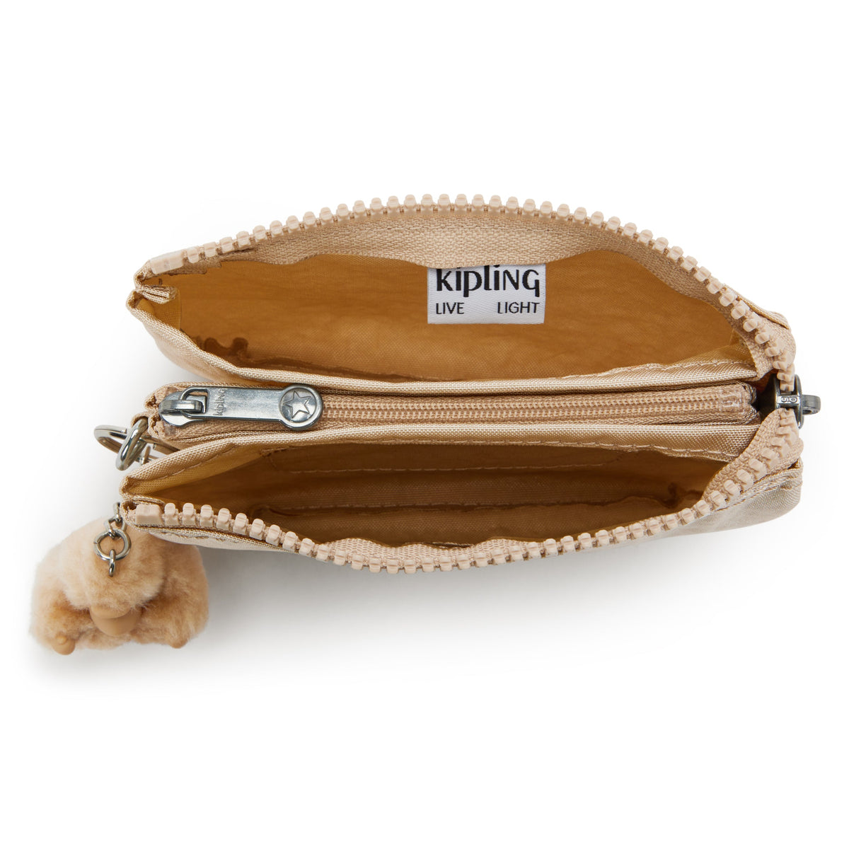 Kipling Creativity S Sparkled Beige Small purse 15205-5DV