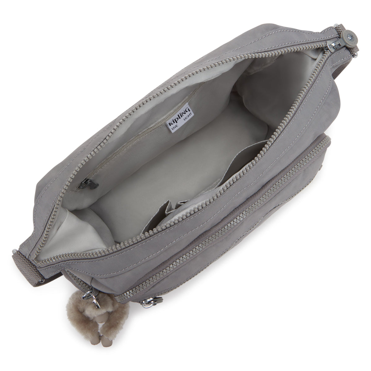 Kipling Gabbie Inviting Grey Large crossbody 15255-8DH