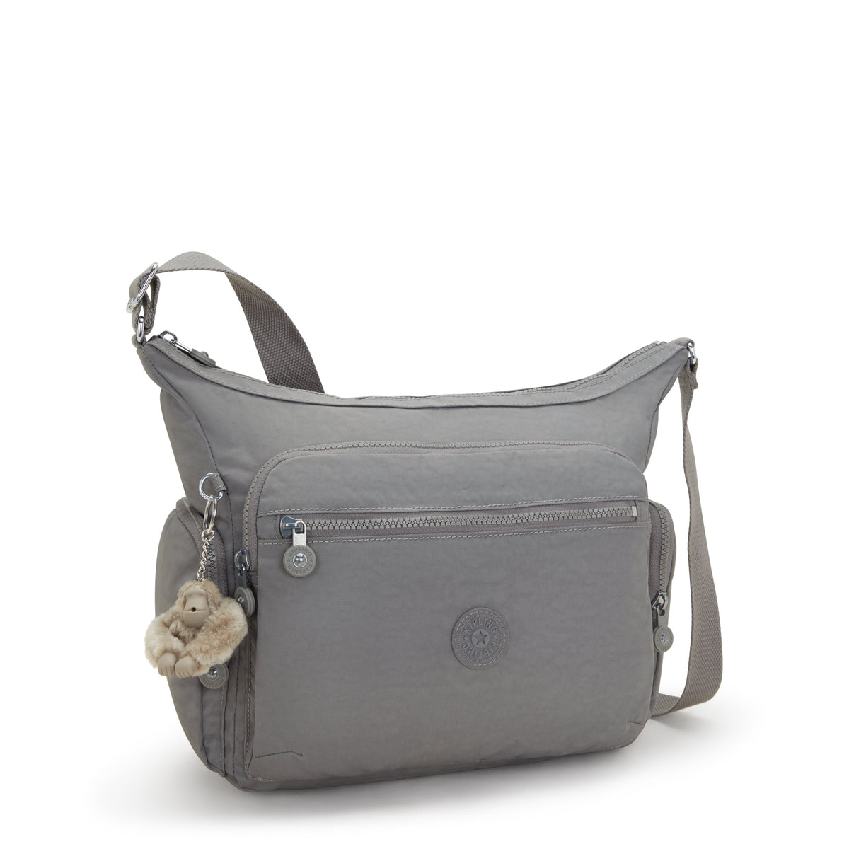 Kipling Gabbie Inviting Grey Large crossbody 15255-8DH