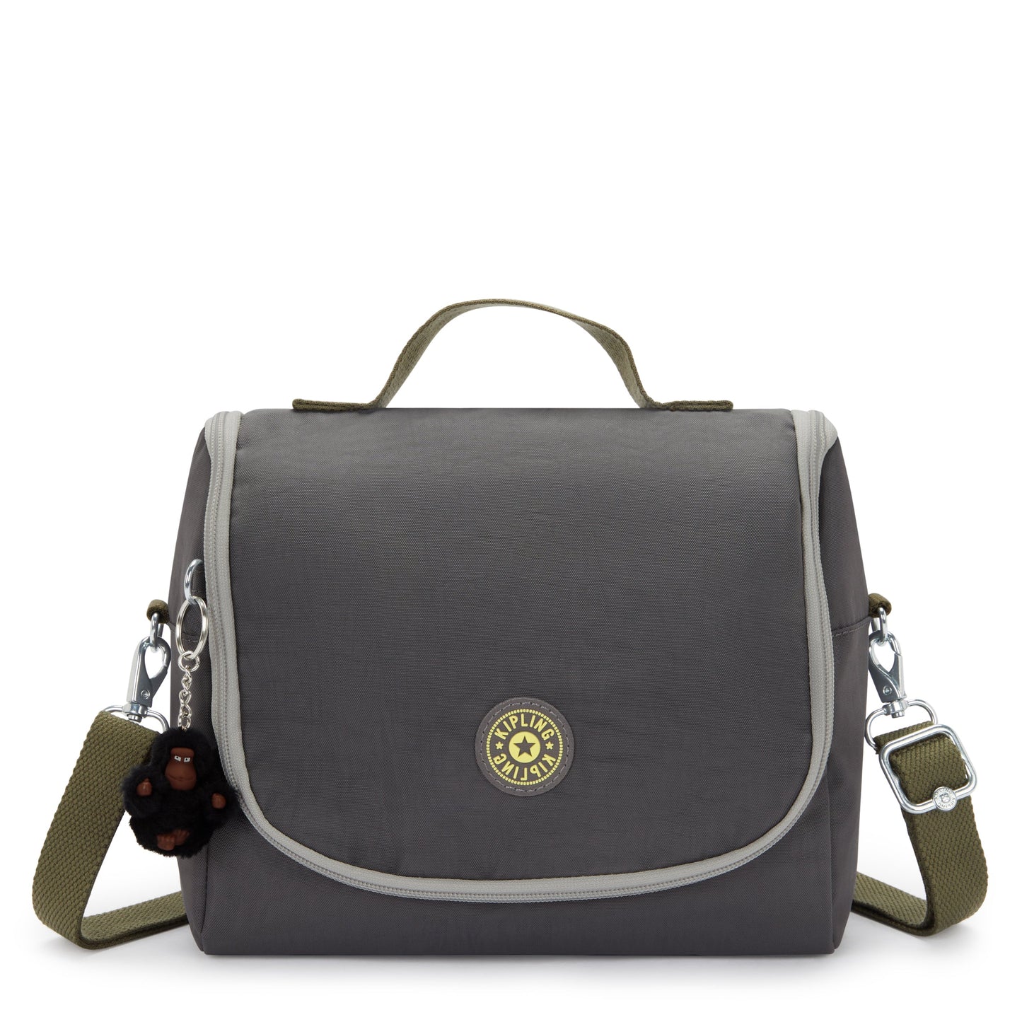 Kipling New Kichirou Back to Grey Large lunchbag with trolley sleeve 15289-1DX
