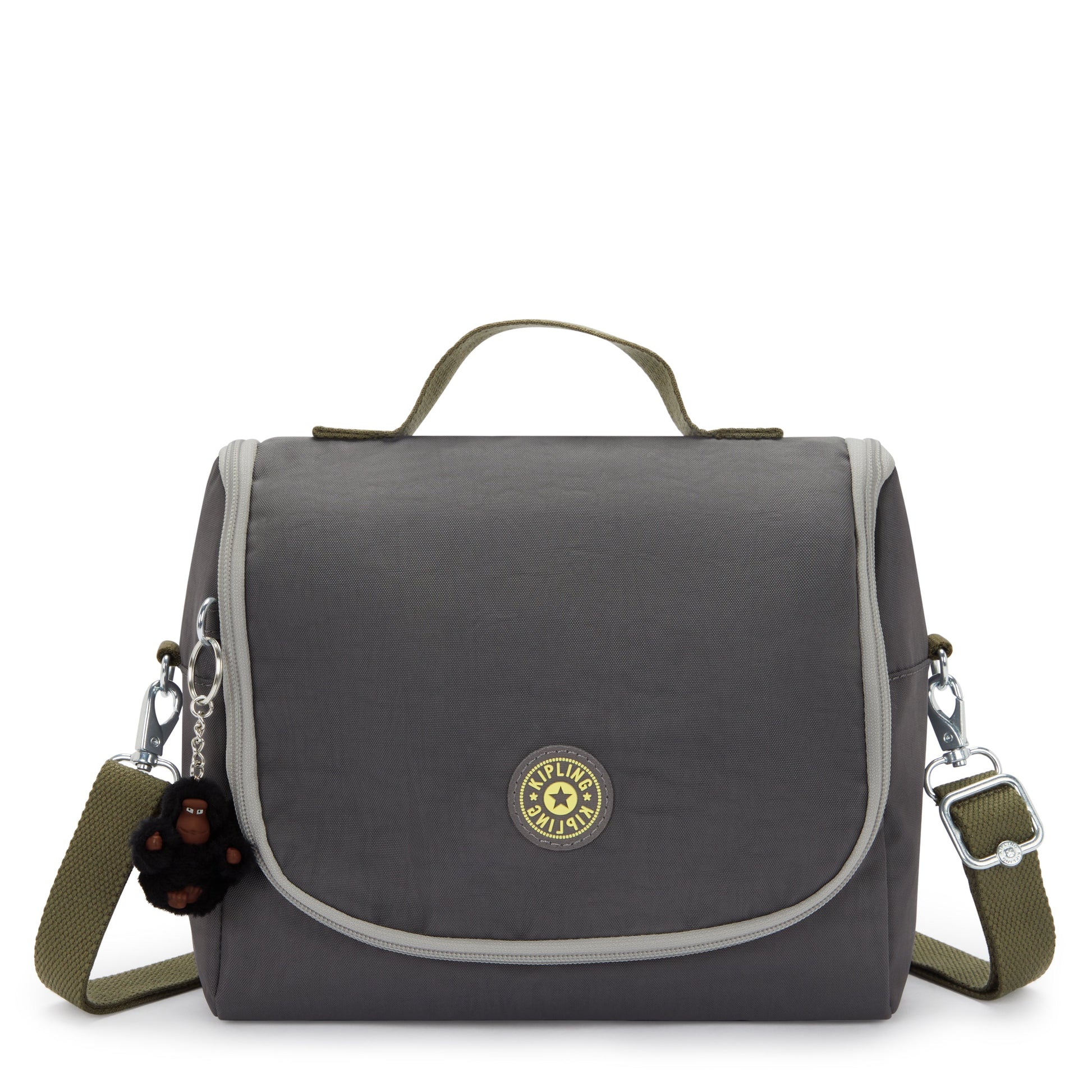Kipling New Kichirou Back to Grey Large lunchbag with trolley sleeve 15289-1DX