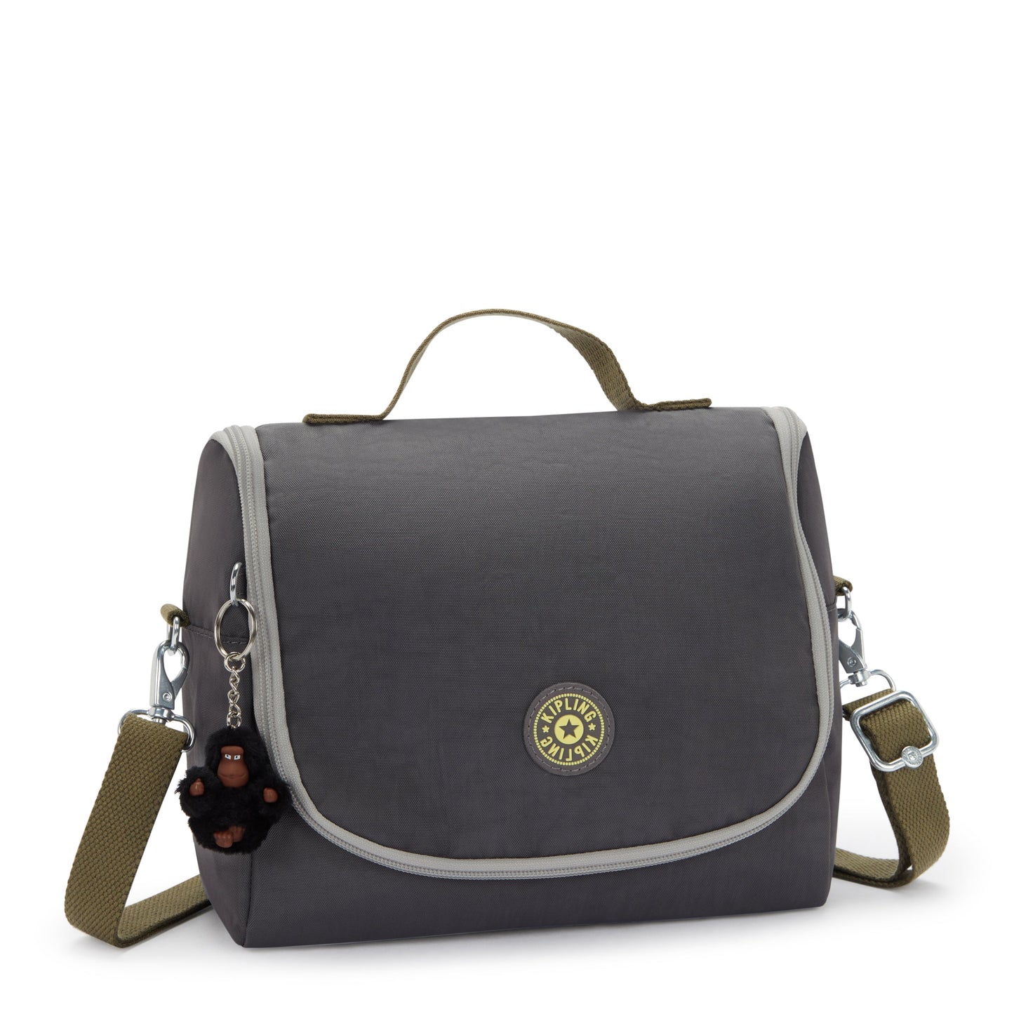 Kipling New Kichirou Back to Grey Large lunchbag with trolley sleeve 15289-1DX