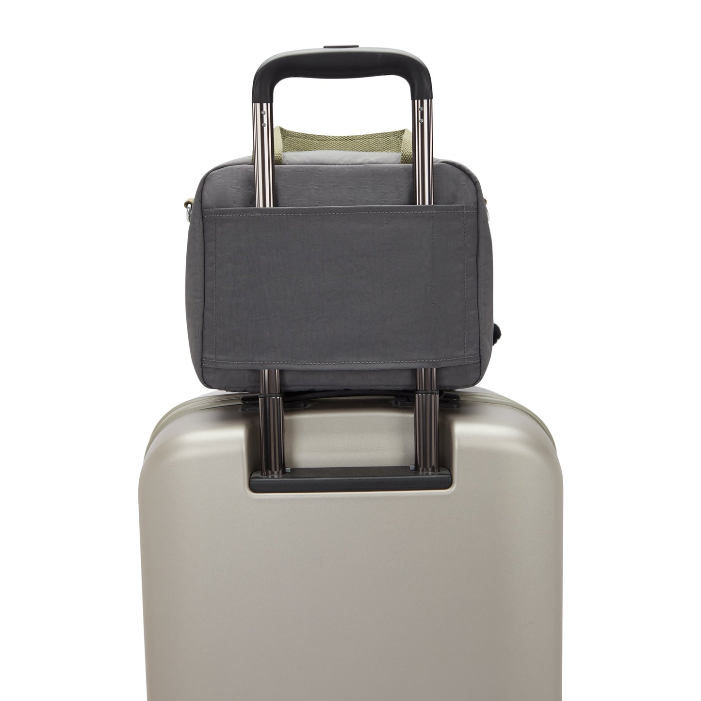 Kipling Miyo Back to Grey Large lunchbag with trolley sleeve 15381-1DX