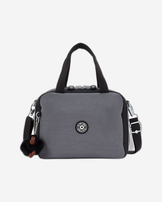 KIPLING Miyo Space Black Bl Large lunchbag (with trolley sleeve) 15381-2GX