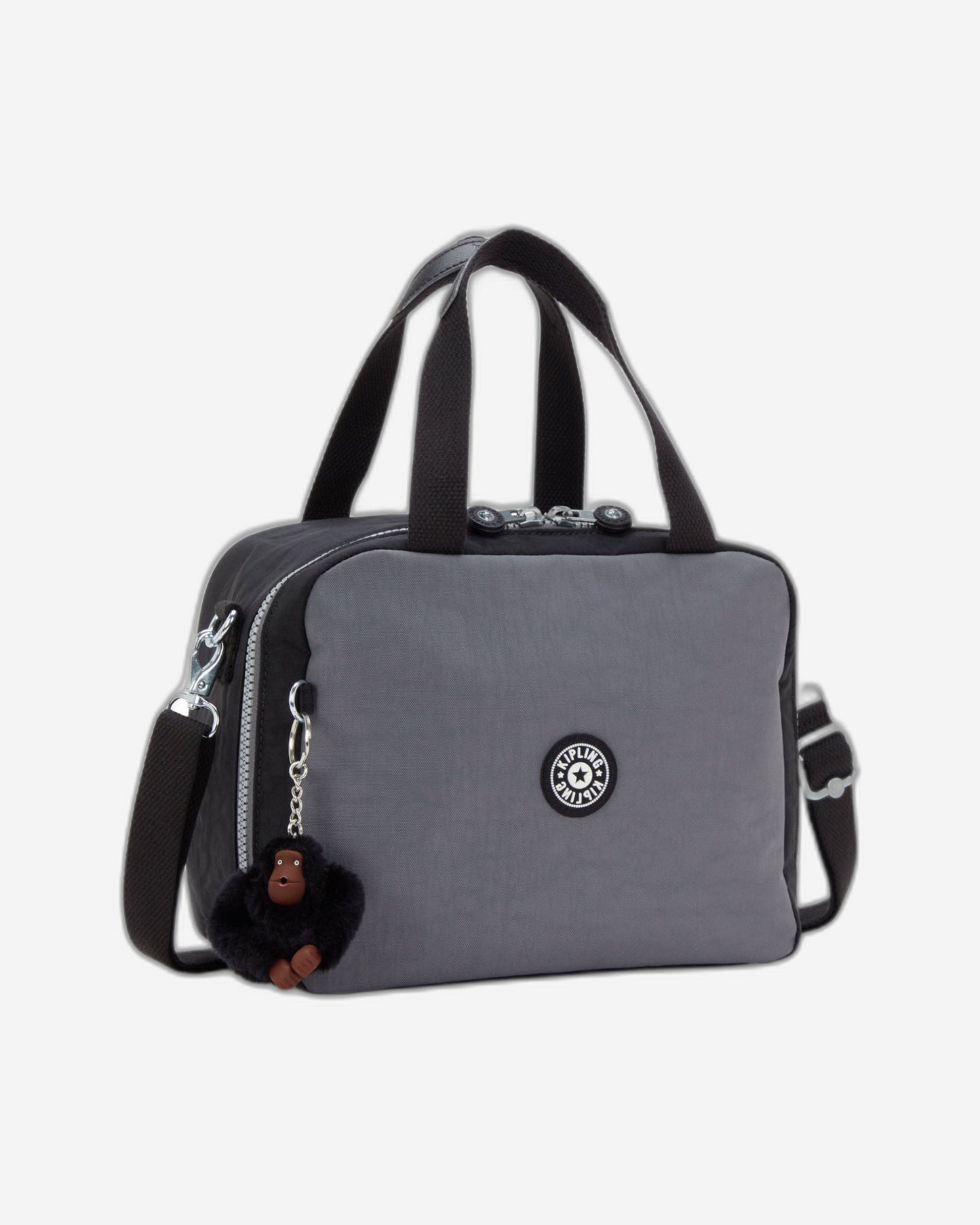 KIPLING Miyo Space Black Bl Large lunchbag (with trolley sleeve) 15381-2GX