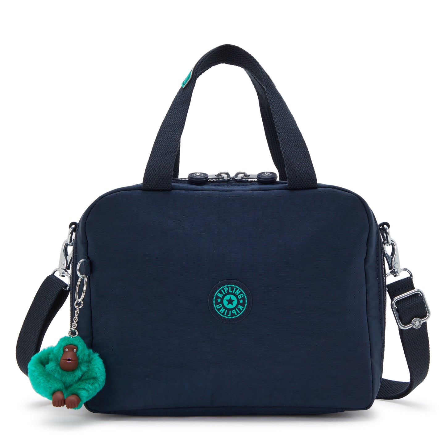 KIPLING-Miyo-Large lunchbox (with trolley sleeve)-Blue Green Bl-15381-CD7