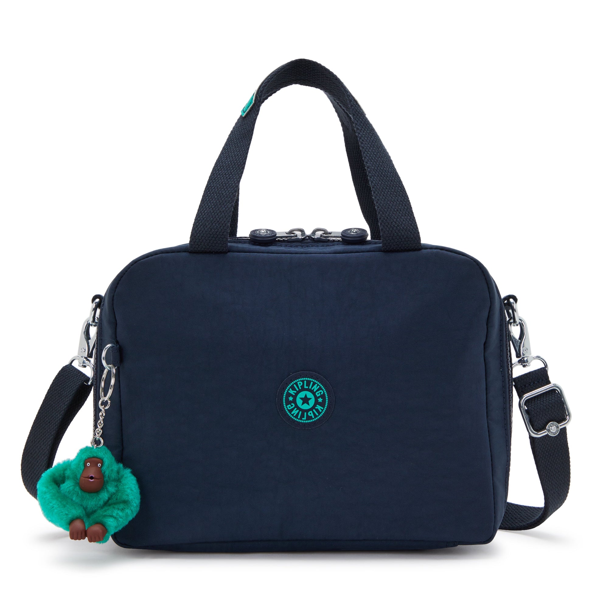 KIPLING-Miyo-Large lunchbox (with trolley sleeve)-Blue Green Bl-15381-CD7