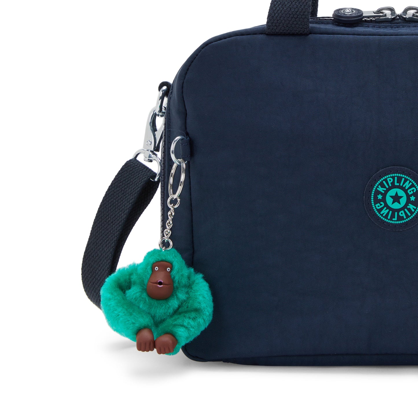 KIPLING-Miyo-Large lunchbox (with trolley sleeve)-Blue Green Bl-15381-CD7