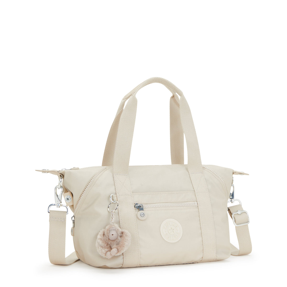 KIPLING-Art Mini-Small handbag (with removable shoulderstrap)-Beige Pearl-15410-3KA