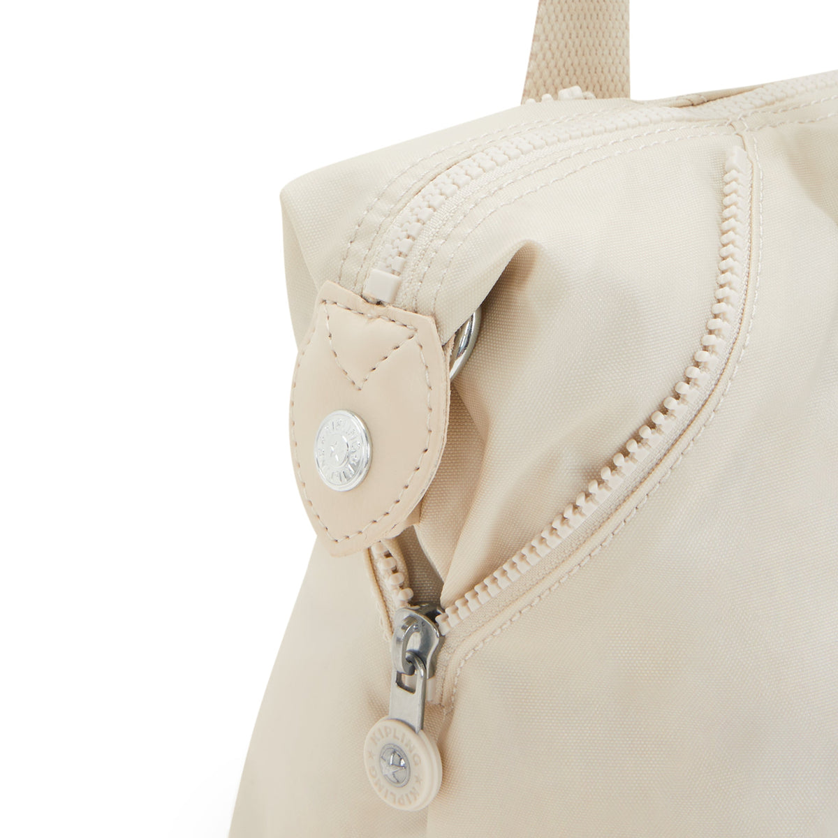 KIPLING-Art Mini-Small handbag (with removable shoulderstrap)-Beige Pearl-15410-3KA