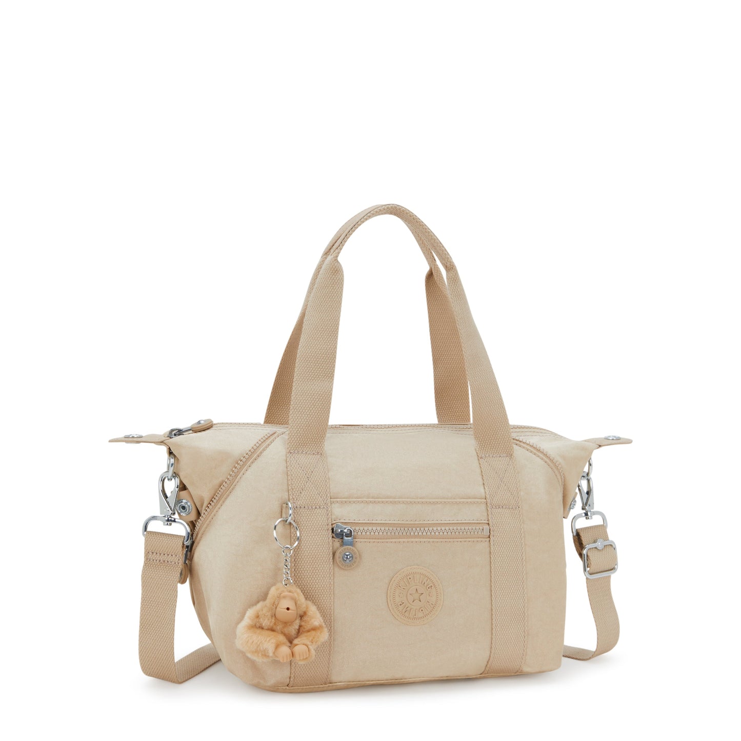 Kipling Art Mini Sparkled Beige Small handbag (with removable shoulderstrap) 15410-5DV
