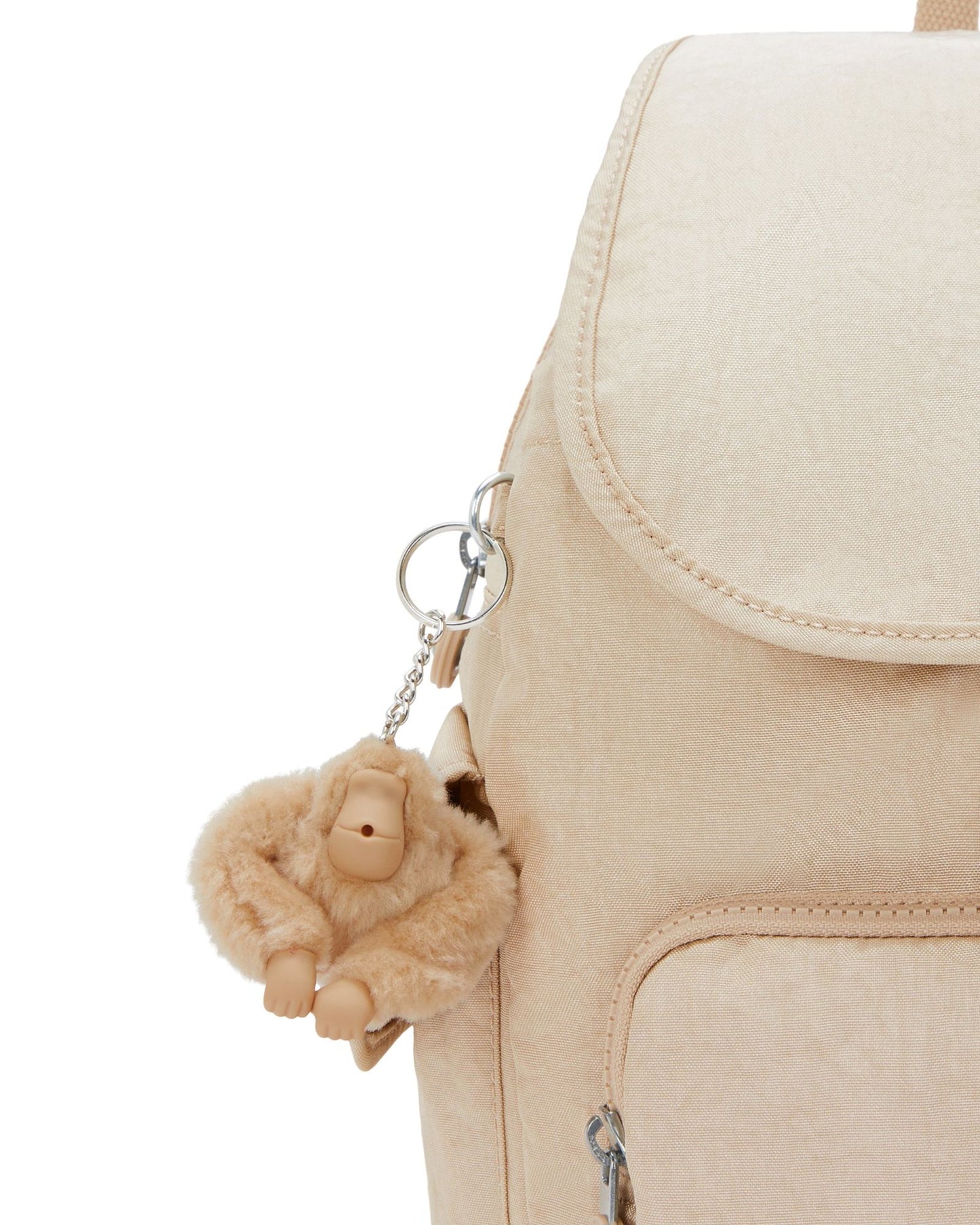 Kipling City Pack S Sparkled Beige Small backpack 15641-5DV