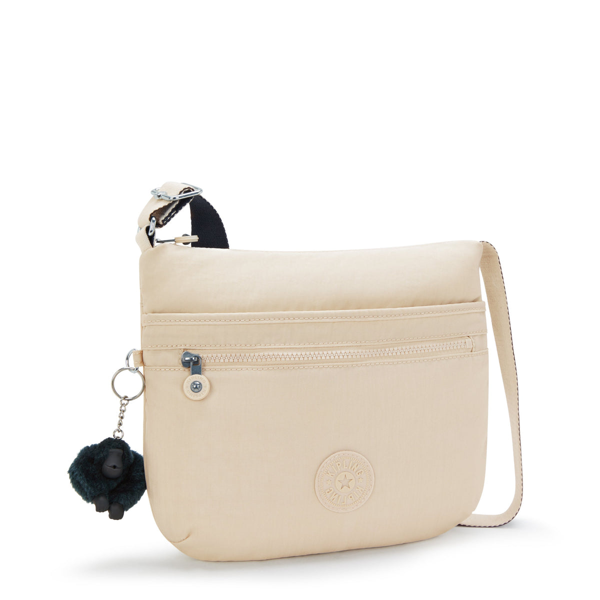 Kipling Arto Back To Beige Medium Crossbody Bag 19911-26V