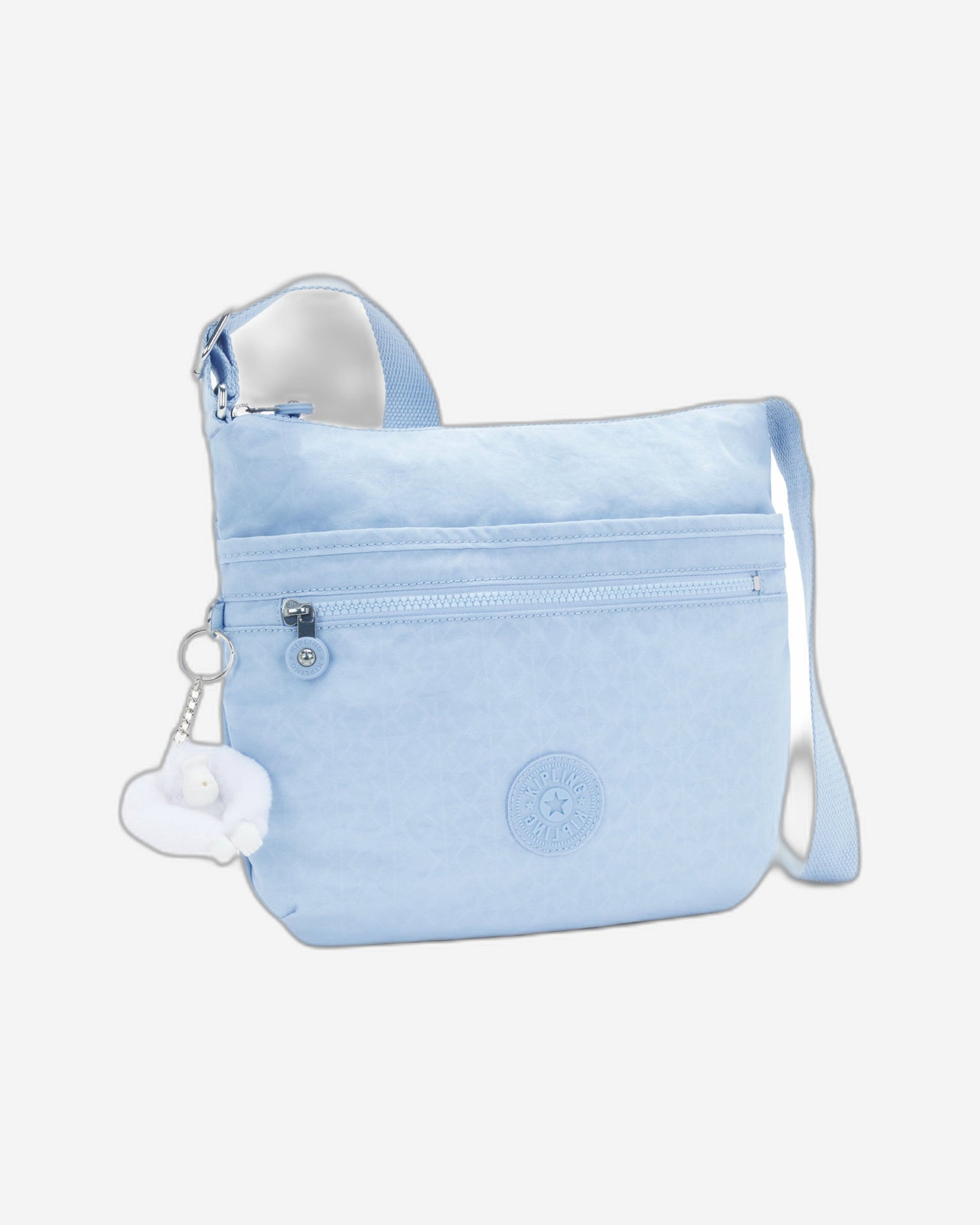 Kipling Arto Cloudy Sky Blue Medium Crossbody 19911-2DS