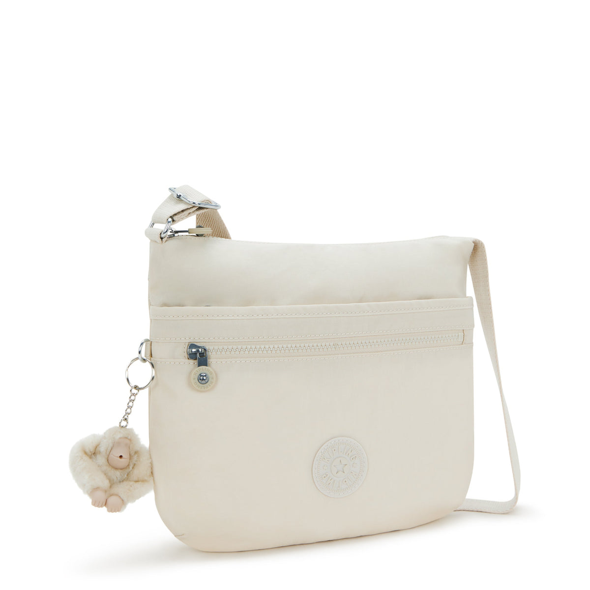 Kipling Arto Hideaway Beige Medium Crossbody 19911-7JR