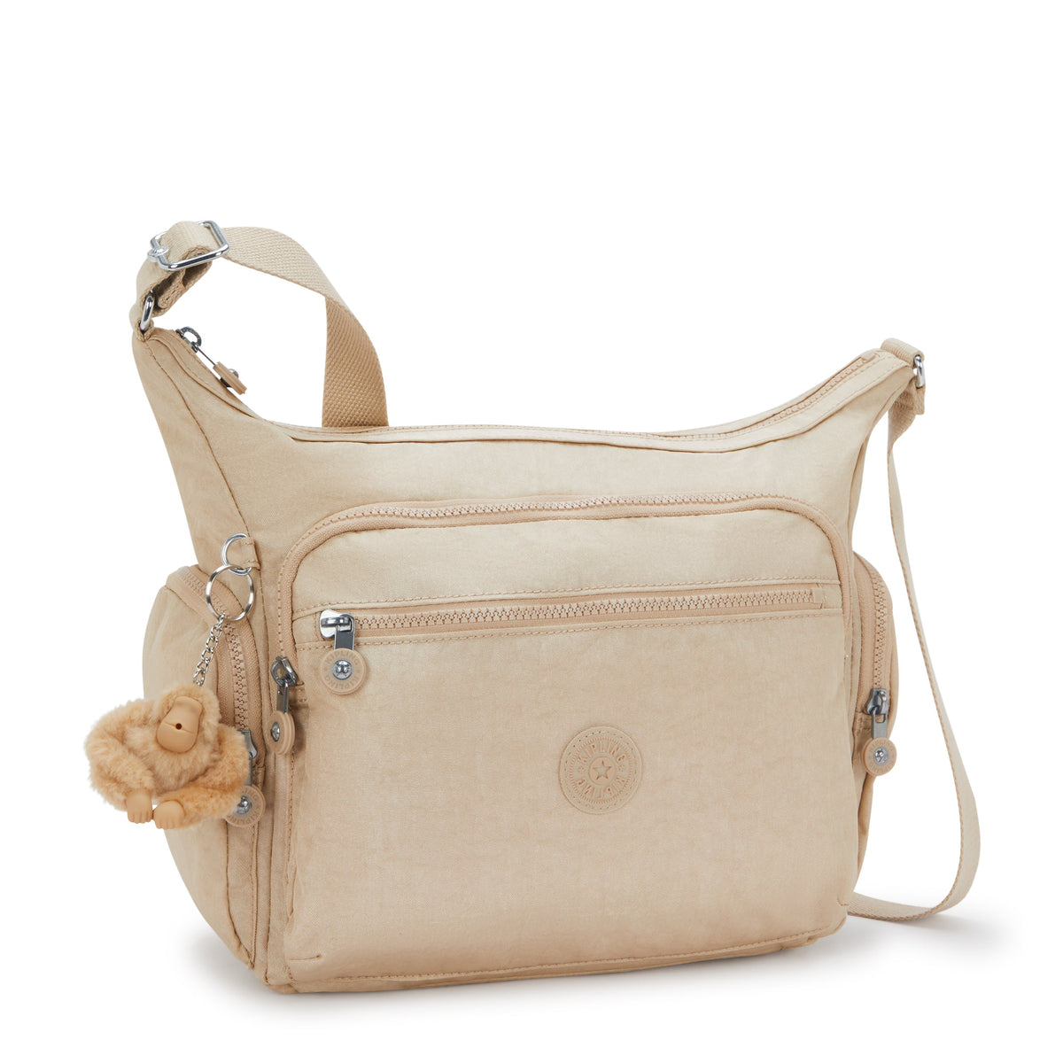 Kipling Gabbie Sparkled Beige Large crossbody 22621-5DV