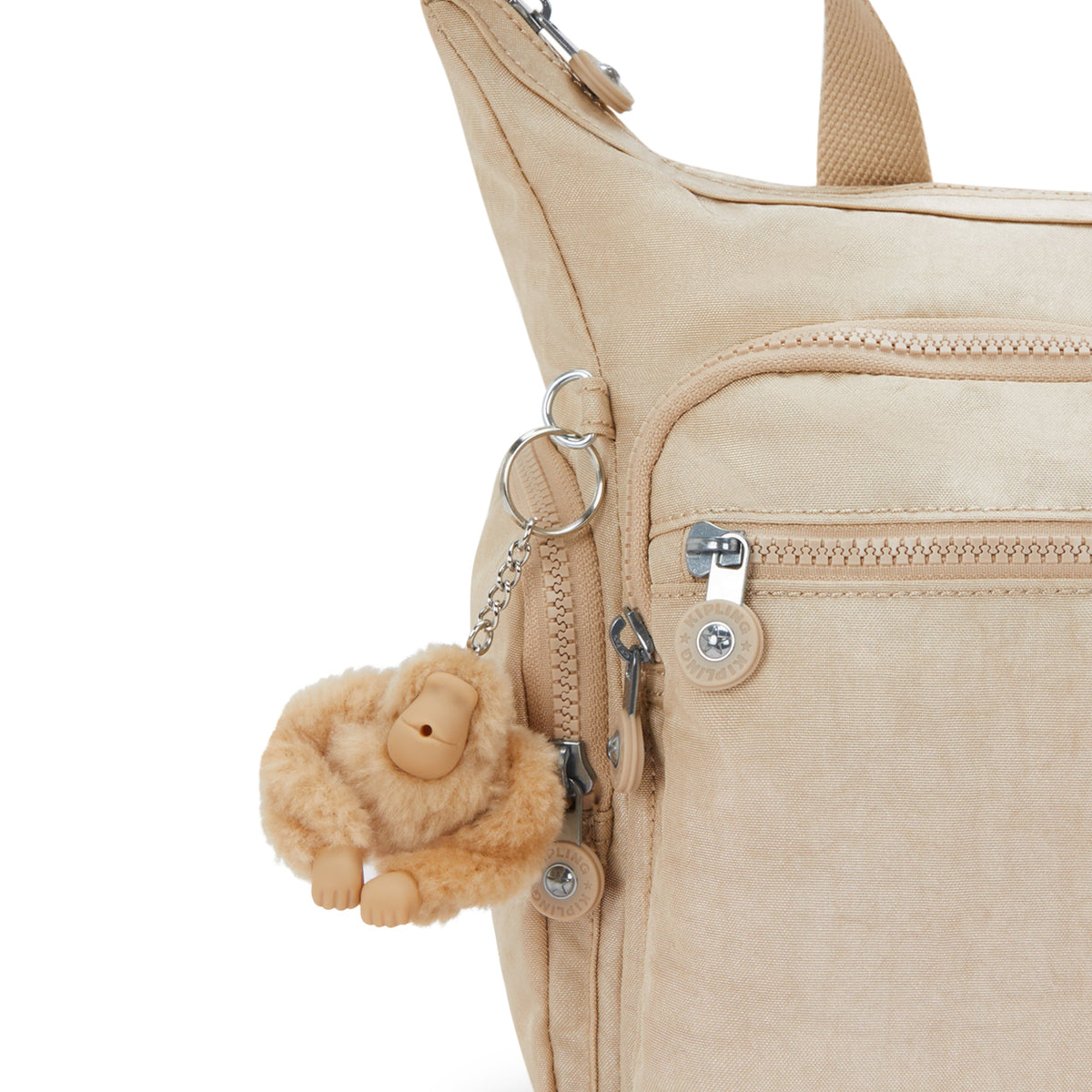Kipling Gabbie Sparkled Beige Large crossbody 22621-5DV