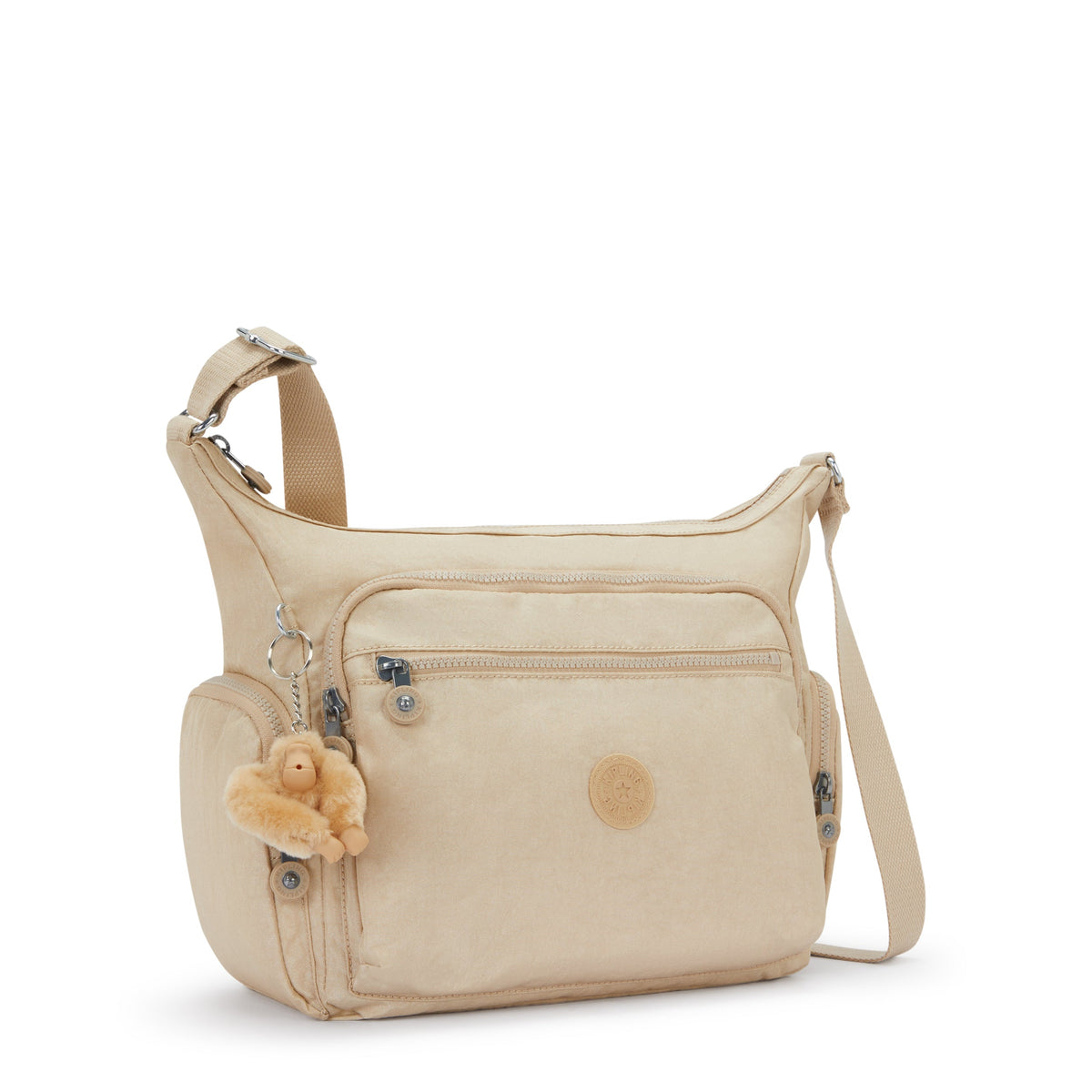 Kipling Gabbie Sparkled Beige Large crossbody 22621-5DV