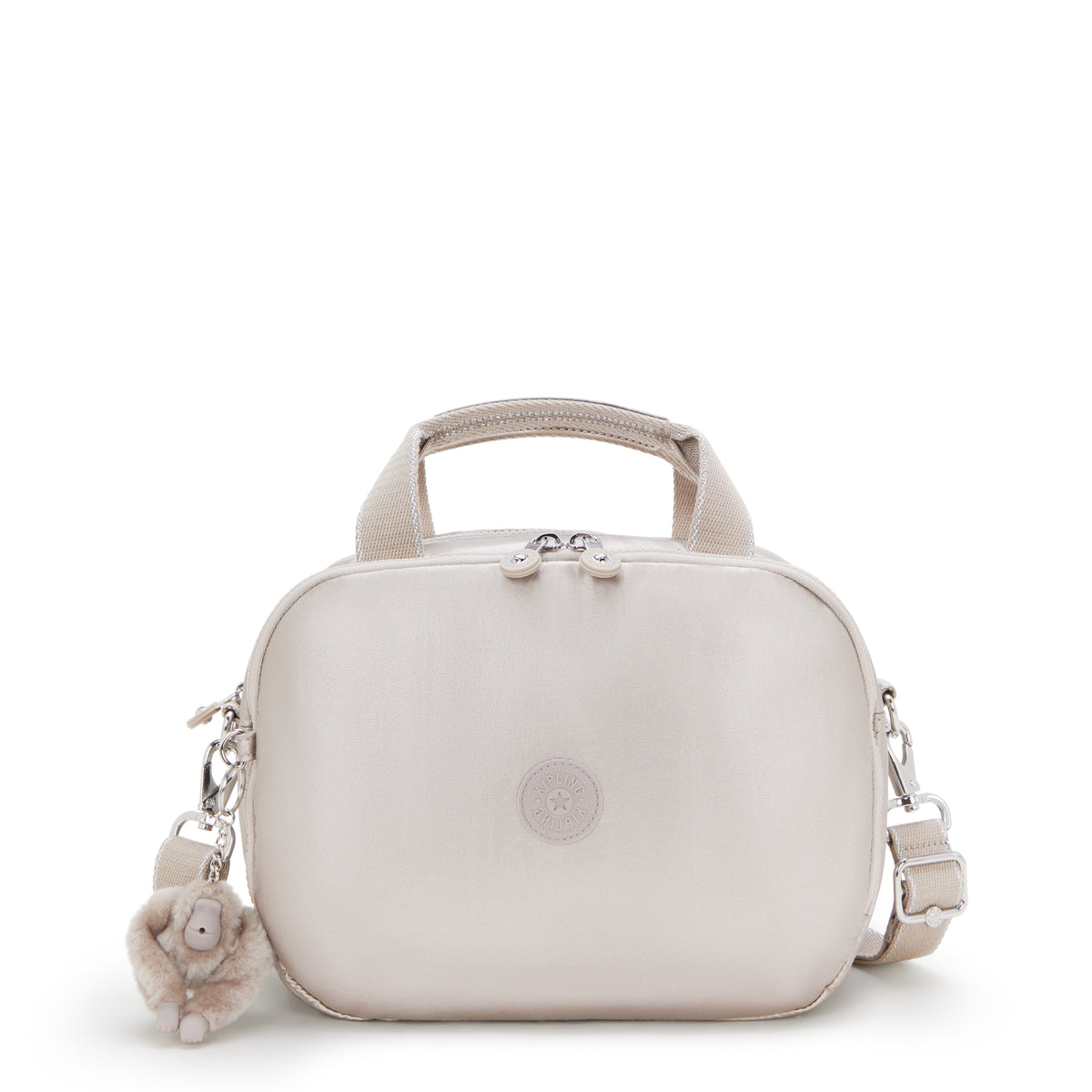 KIPLING-Palmbeach-Large toiletry bag (with trolley sleeve)-Metallic Glow-25747-48I