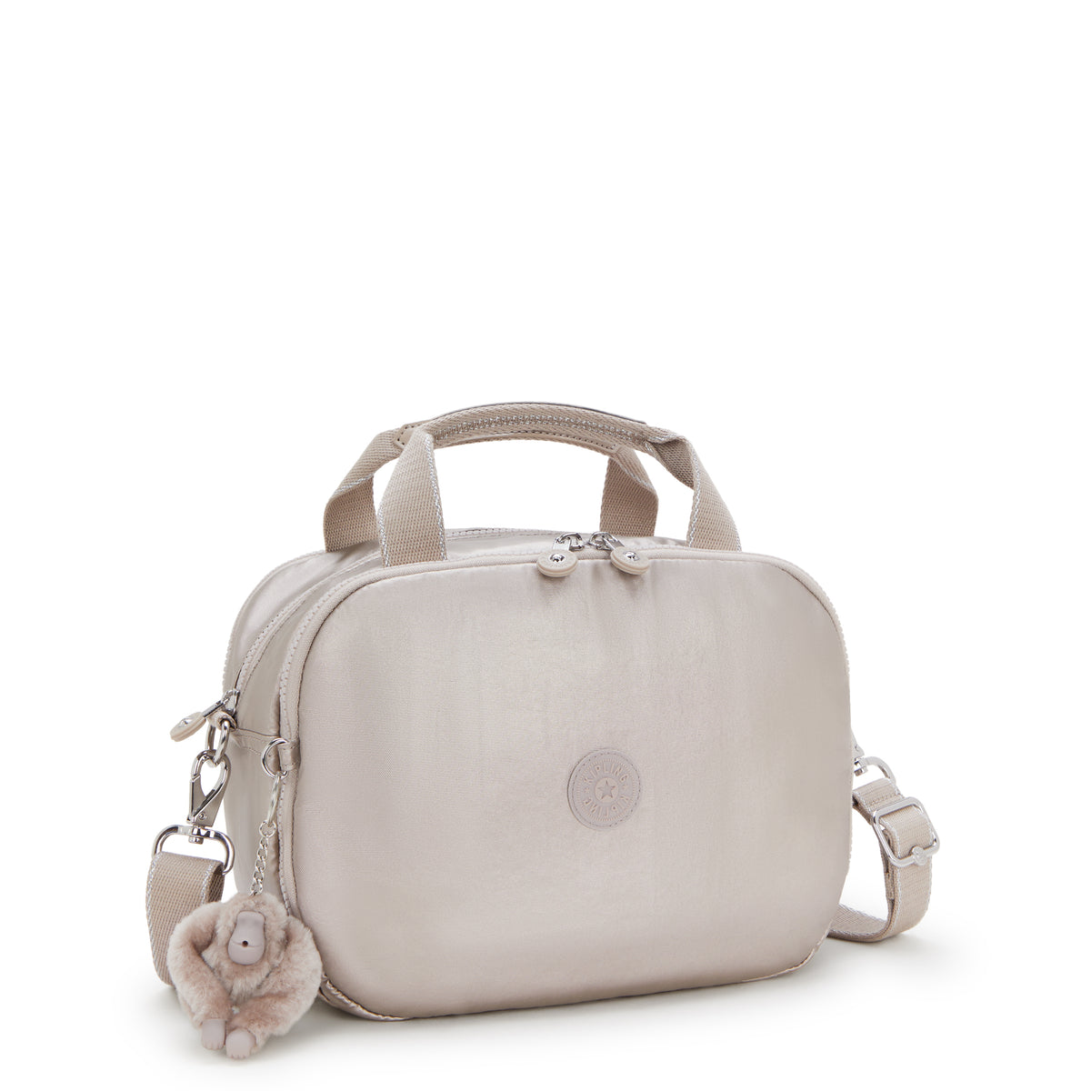 KIPLING Palmbeach Metallic Glow Large toiletry bag (with trolley sleeve) 25747-48I