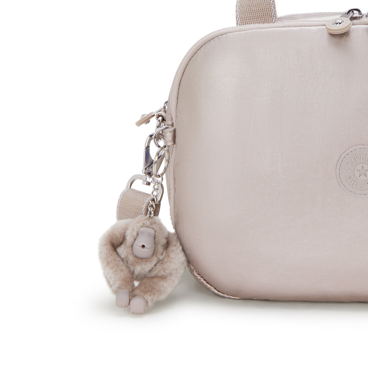 KIPLING Palmbeach Metallic Glow Large toiletry bag (with trolley sleeve) 25747-48I