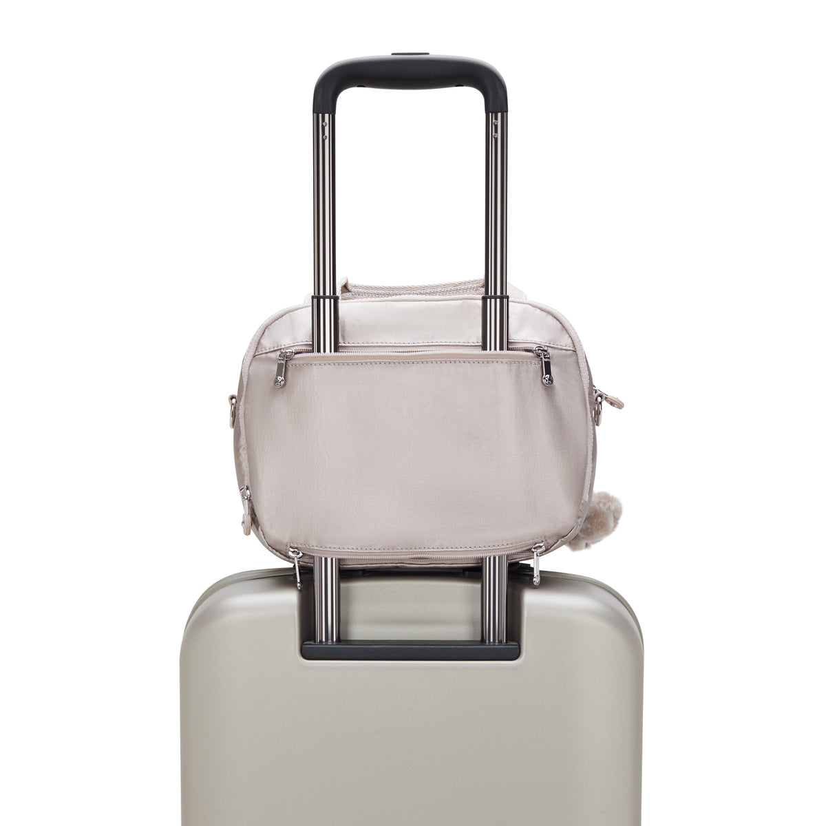 KIPLING Palmbeach Metallic Glow Large toiletry bag (with trolley sleeve) 25747-48I