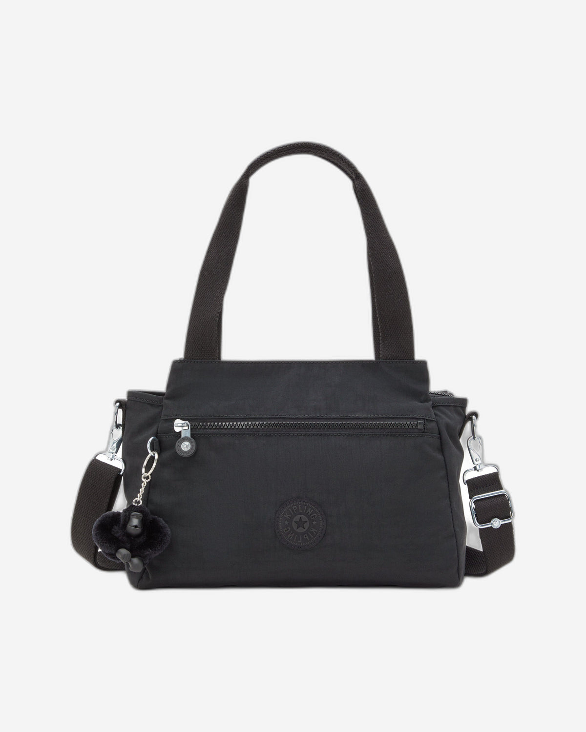 KIPLING Elysia Black Noir Medium shoulderbag (with removable shoulderstrap) 43791-P39
