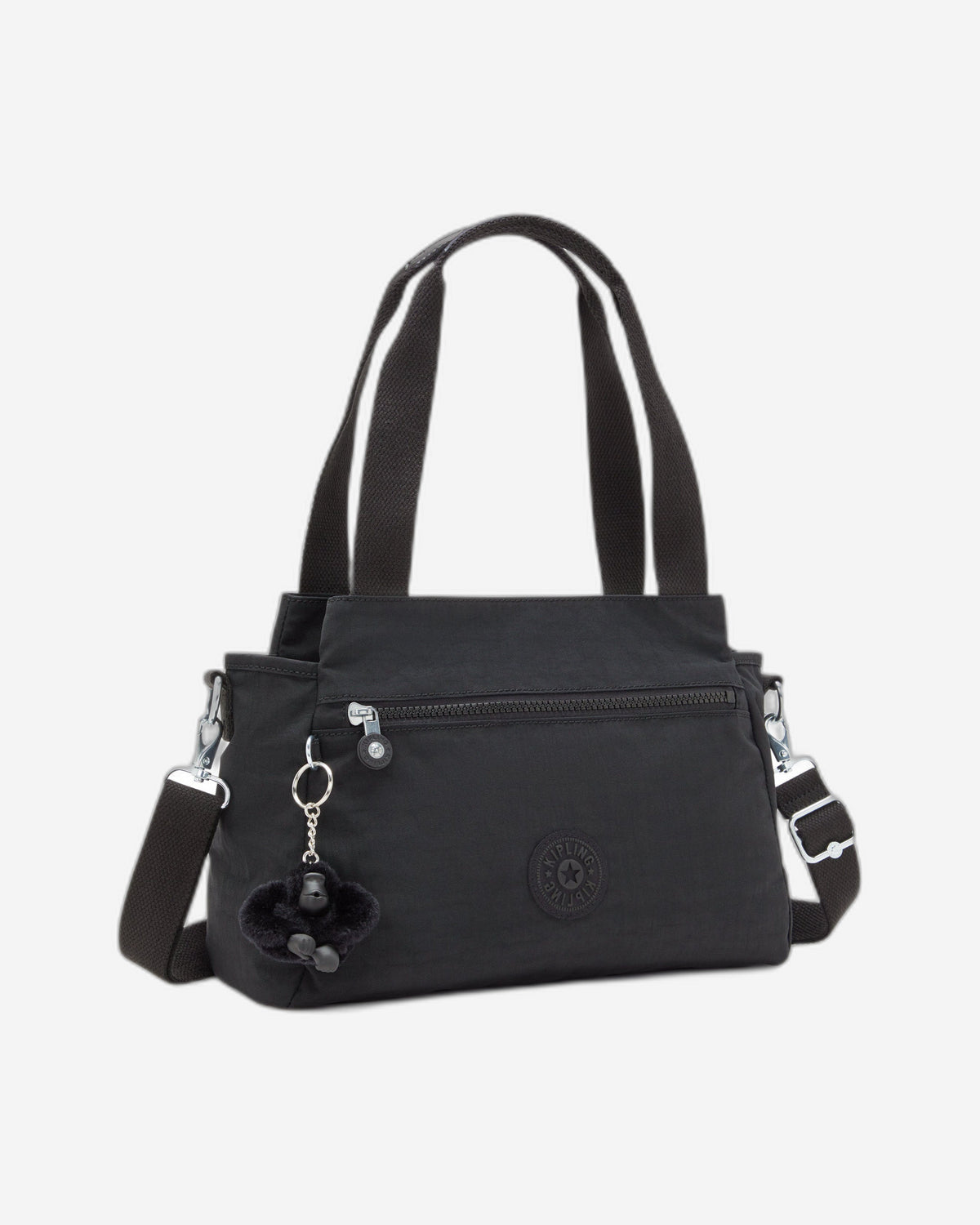 KIPLING Elysia Black Noir Medium shoulderbag (with removable shoulderstrap) 43791-P39