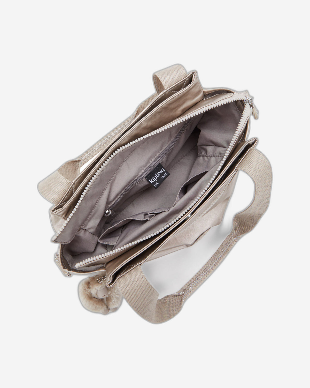 KIPLING Elysia Metallic Glow Medium shoulderbag (with removable shoulderstrap) 43793-48I