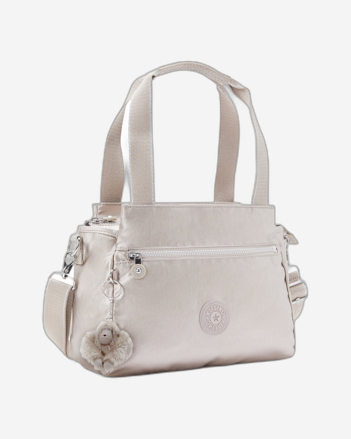 KIPLING Elysia Metallic Glow Medium shoulderbag (with removable shoulderstrap) 43793-48I