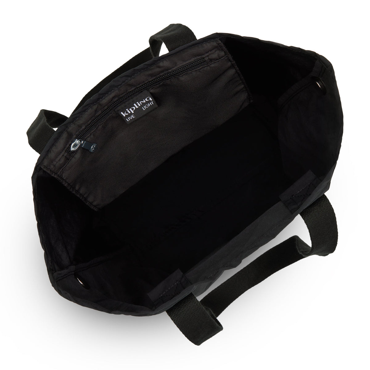 Kipling Hip Hurray 5 Black Hip Medium foldable tote I1572-RT0