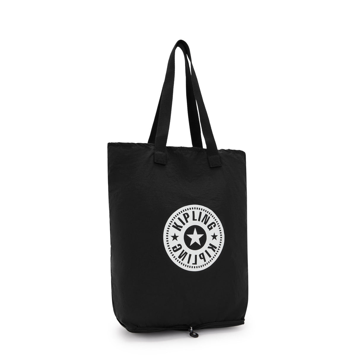Kipling Hip Hurray 5 Black Hip Medium foldable tote I1572-RT0