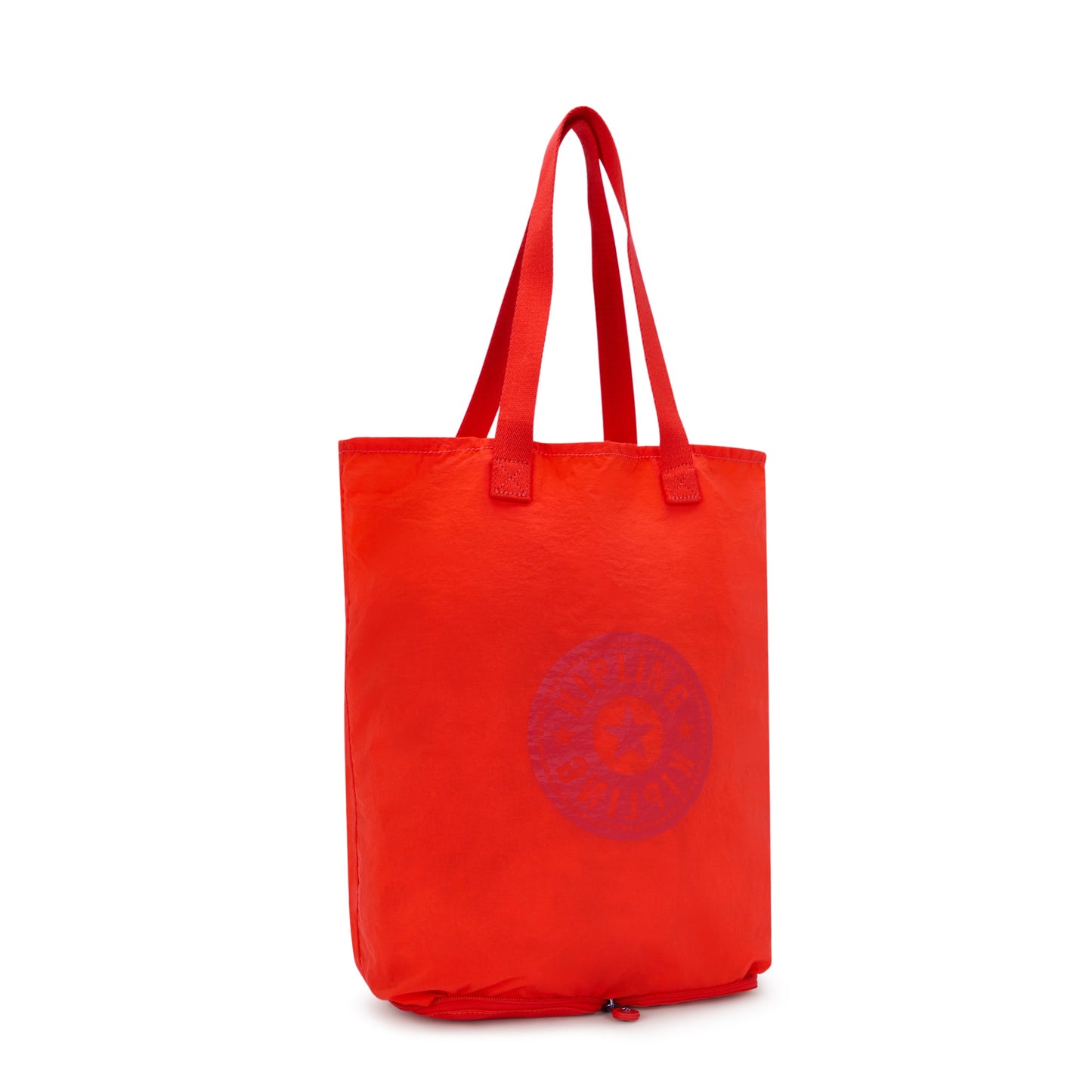 Kipling Hip Hurray 5 Open Orange Hip Medium foldable tote I1572-SP1