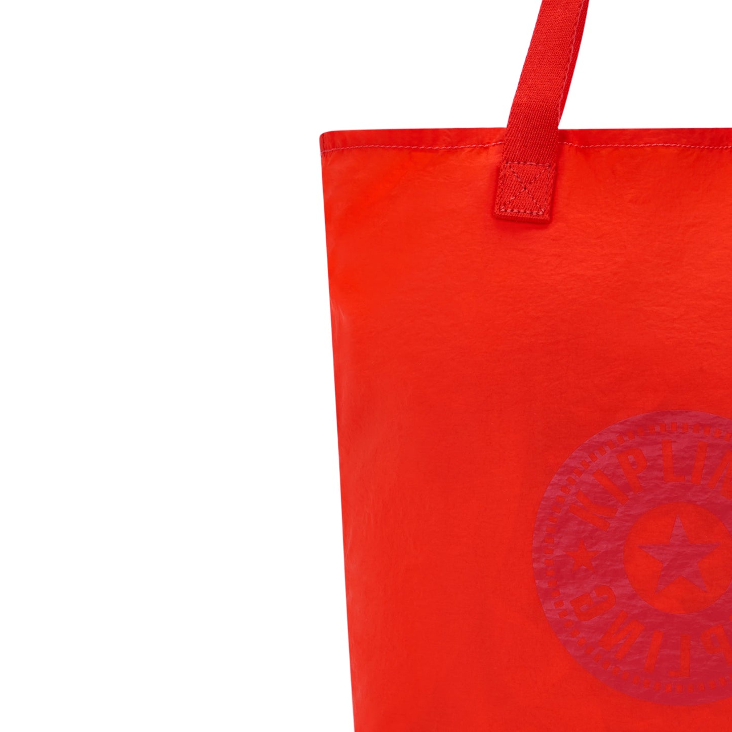 Kipling Hip Hurray 5 Open Orange Hip Medium foldable tote I1572-SP1