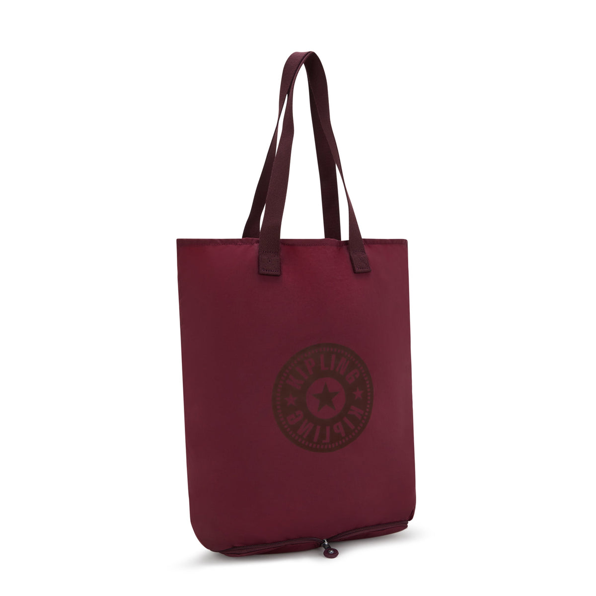 Kipling Hip Hurray 5 Lounge Wine Hip Medium foldable tote I1572-TY6