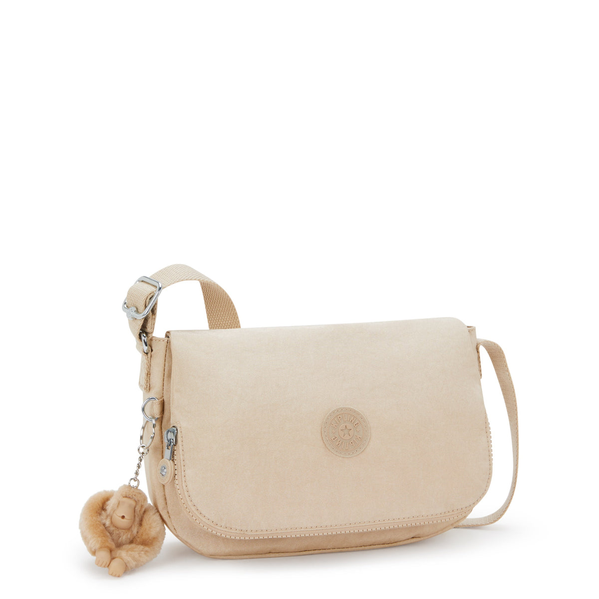 Kipling Earthbeat S Sparkled Beige Small crossbody I2503-5DV