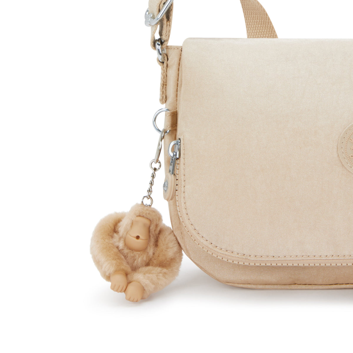 Kipling Earthbeat S Sparkled Beige Small crossbody I2503-5DV