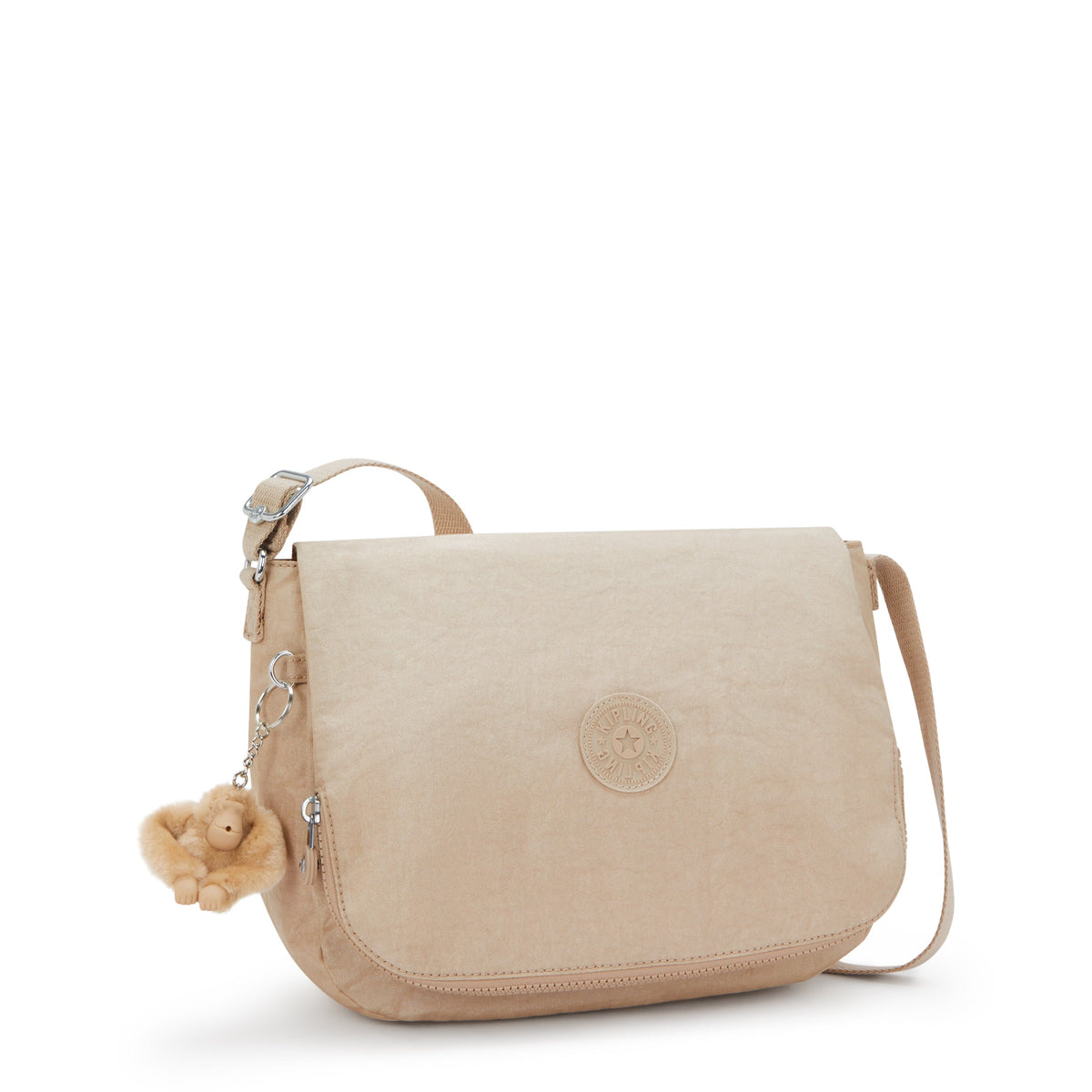 Kipling Earthbeat M Sparkled Beige Medium crossbody I2506-5DV