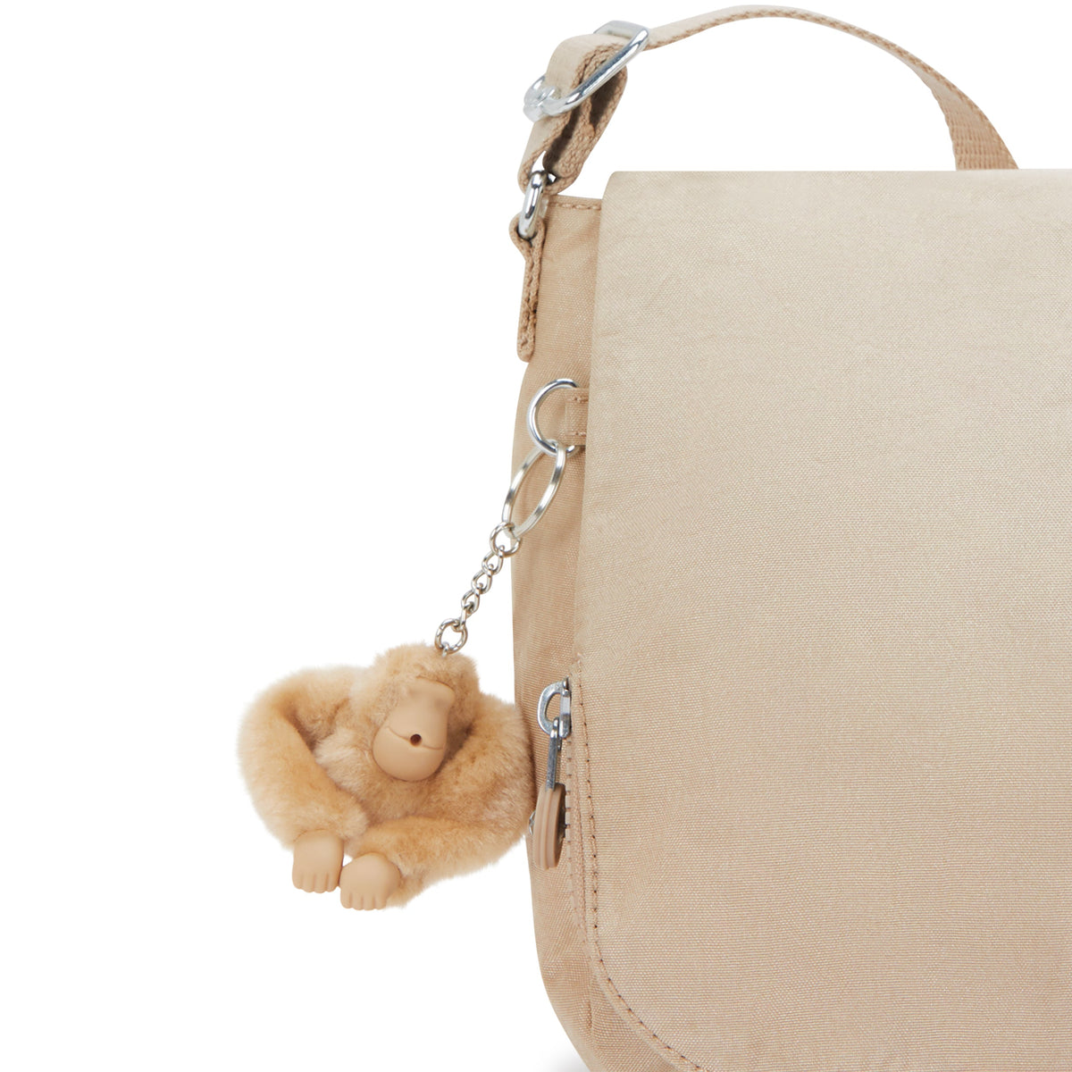 Kipling Earthbeat M Sparkled Beige Medium crossbody I2506-5DV