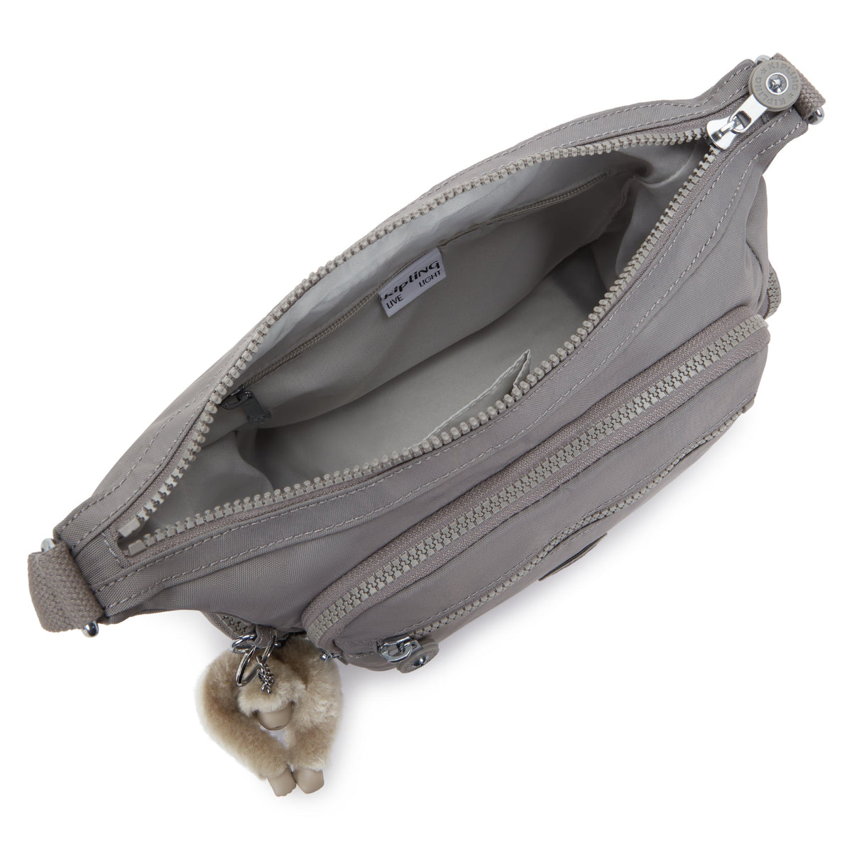 Kipling Gabbie S Inviting Grey Medium crossbody I2531-8DH