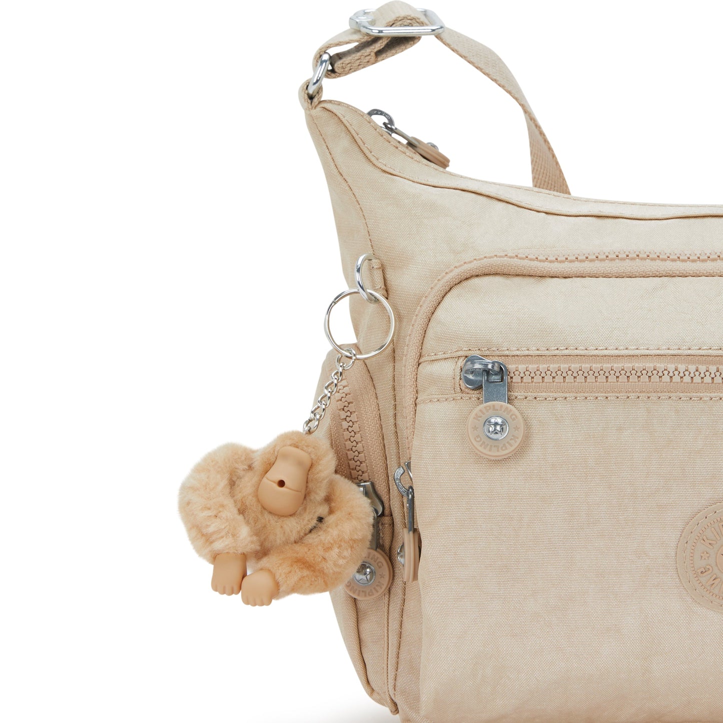 Kipling Gabbie S Sparkled Beige Medium crossbody I2532-5DV