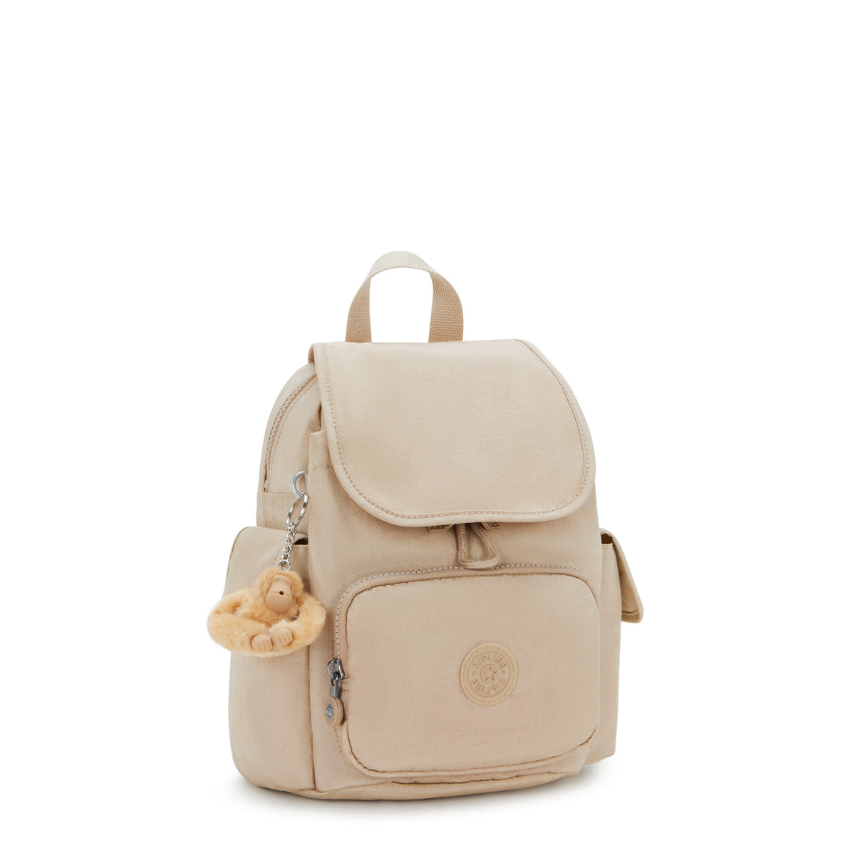 Kipling City Pack Mini Sparkled Beige Small backpack I2671-5DV
