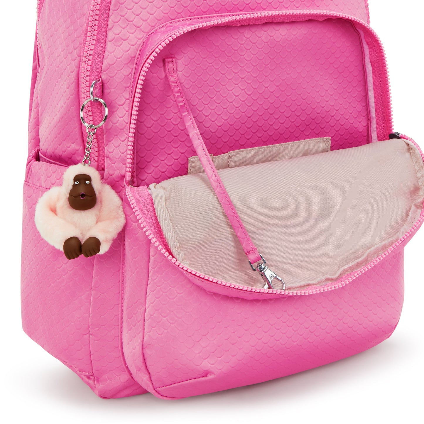Kipling Seoul Lap Pink Mermaid Em Large backpack with laptop compartment I2932-56J