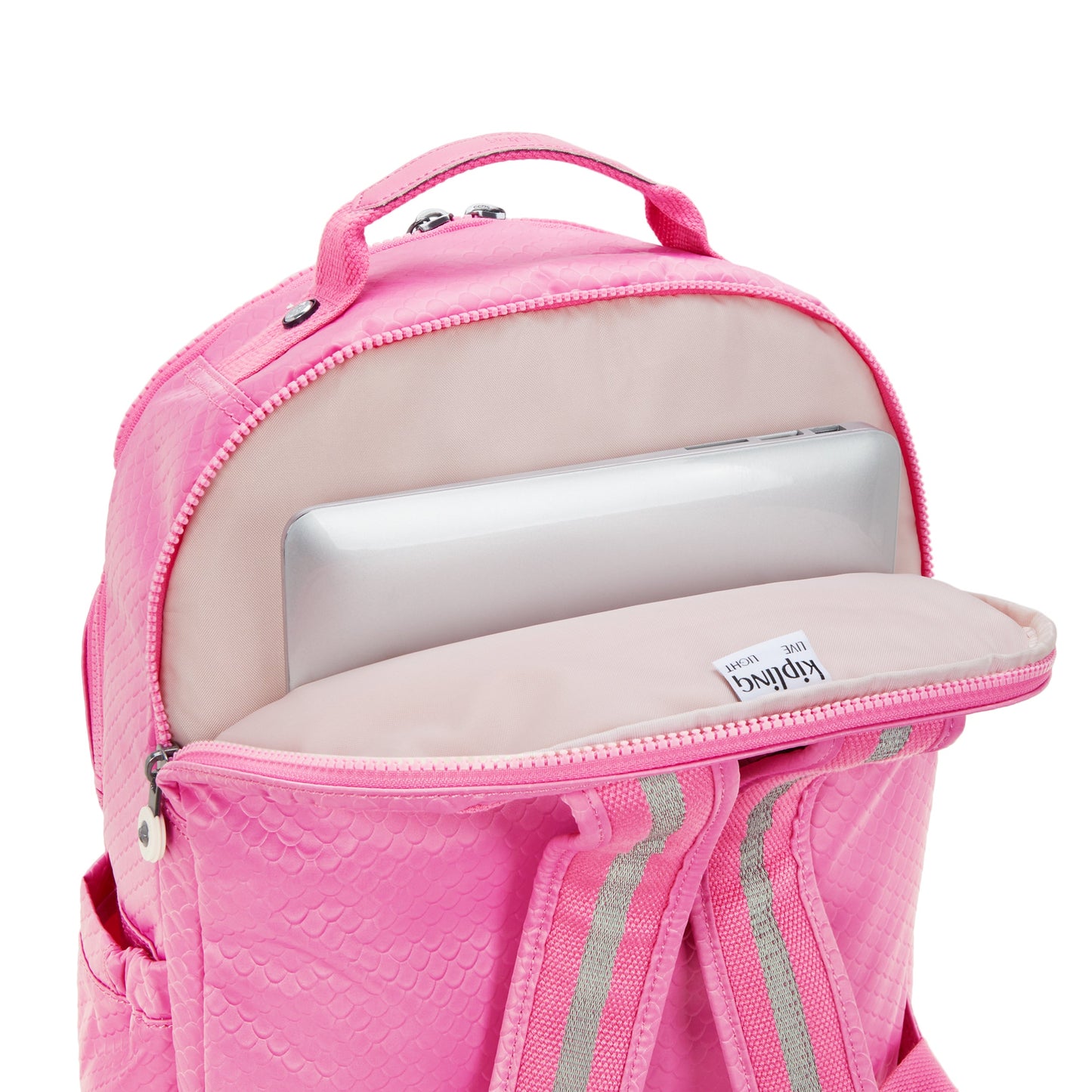 Kipling Seoul Lap Pink Mermaid Em Large backpack with laptop compartment I2932-56J