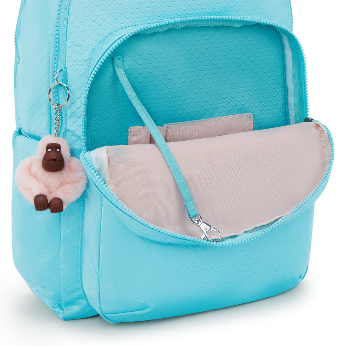 Kipling Seoul Lap Mermaid Emboss Large backpack with laptop compartment I2932-62H