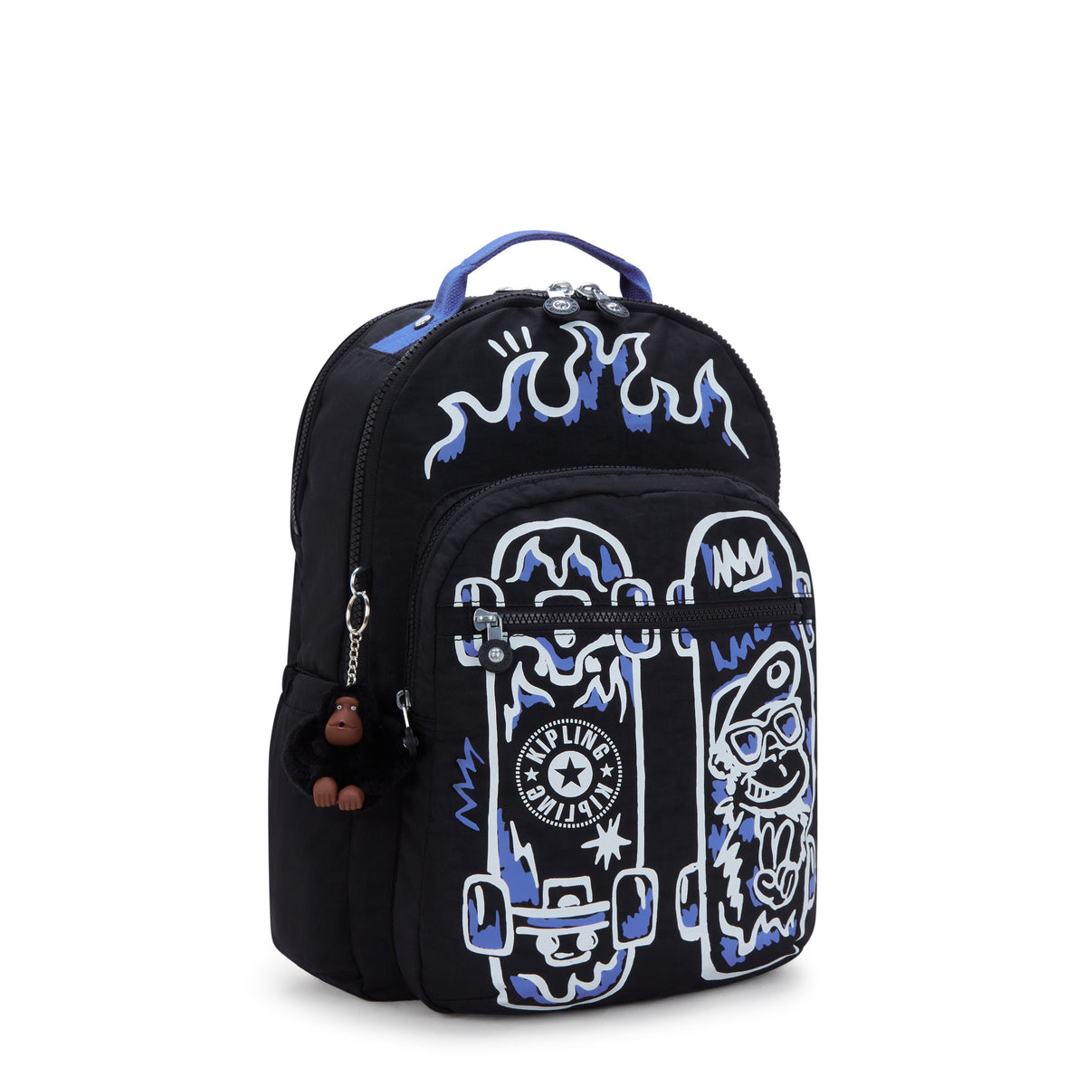 Kipling Seoul Lap Fire Skate Large backpack with laptop compartment I2932-80S